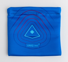 Фотография Тканевый мешок с печатью (синий), 15*15, на магнитной застёжке [=city]