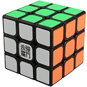 Фотография Кубик Рубика MoYu 3x3x3 Yulong (Черный) [=city]